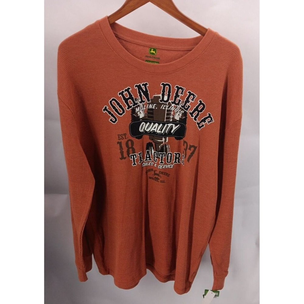John Deere Tractors Long Sleeve Moline Illinois Large T-Shirt Long Sleeve New